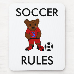 Mousepad Regras Divertidas de Futebol