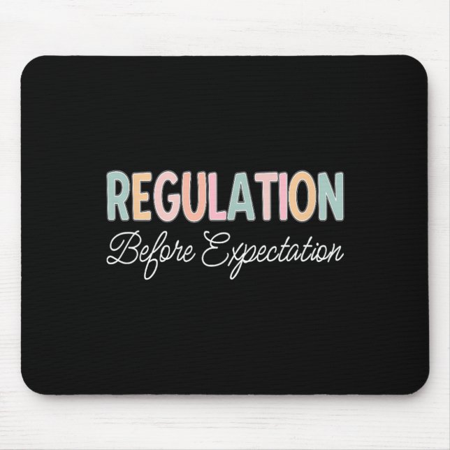Mousepad Regulação Antes da Expectativa (Frente)