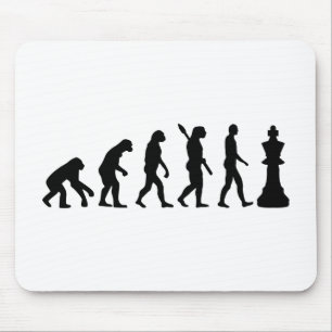 Mousepad Rei da xadrez da evolução