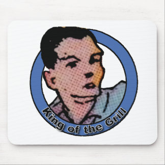 Mousepad Rei do Cartoon Barbeque Grill Vintage