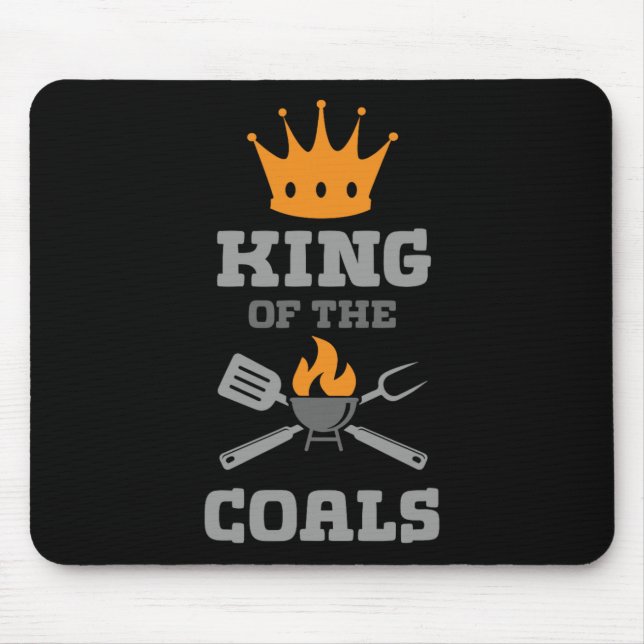 Mousepad Rei Do Churrasco De Carne De Grill Grill Grill (Frente)