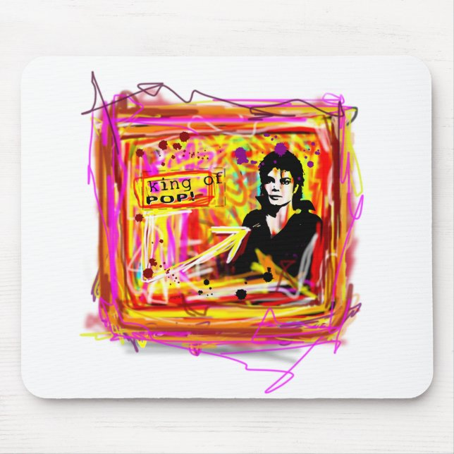Mousepad Rei do Pop (Frente)