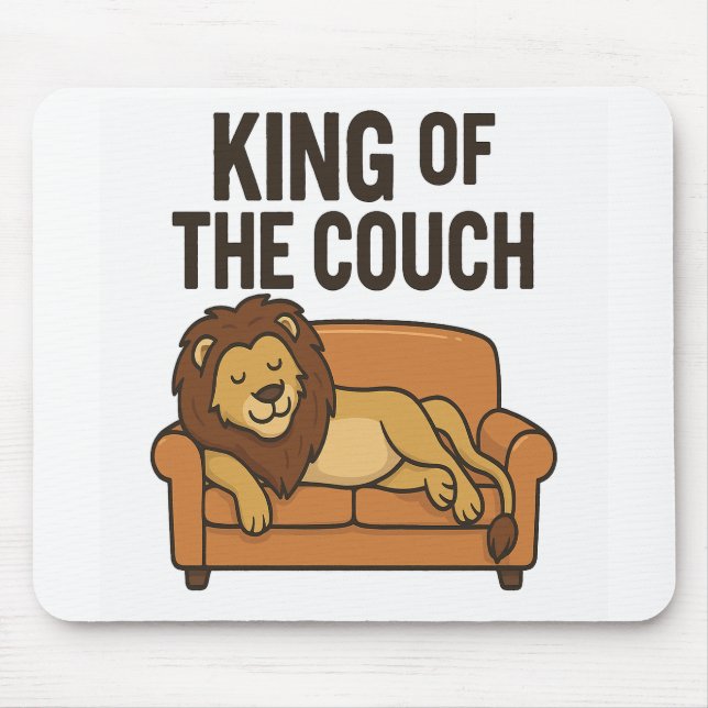 Mousepad Rei do sofá (Frente)