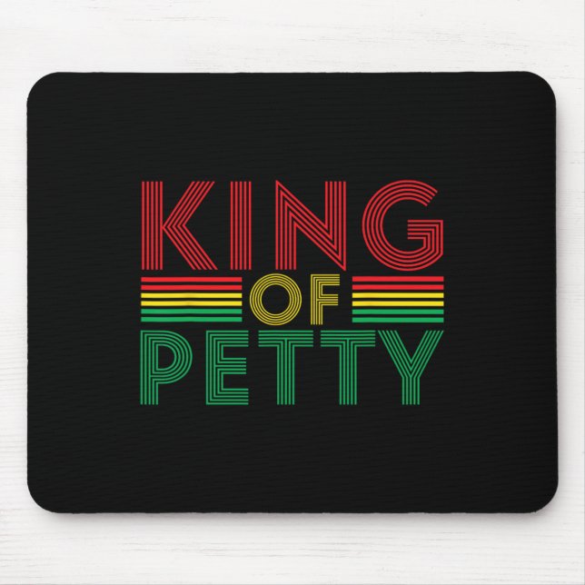 Mousepad Rei do Subosque Americano Afrocêntrico (Frente)