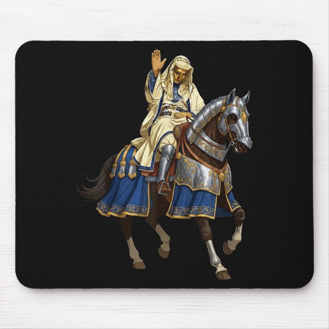 Mousepad Rei Máscara de Prata Baldwin Iv Máscara Dourada Ar (Frente)