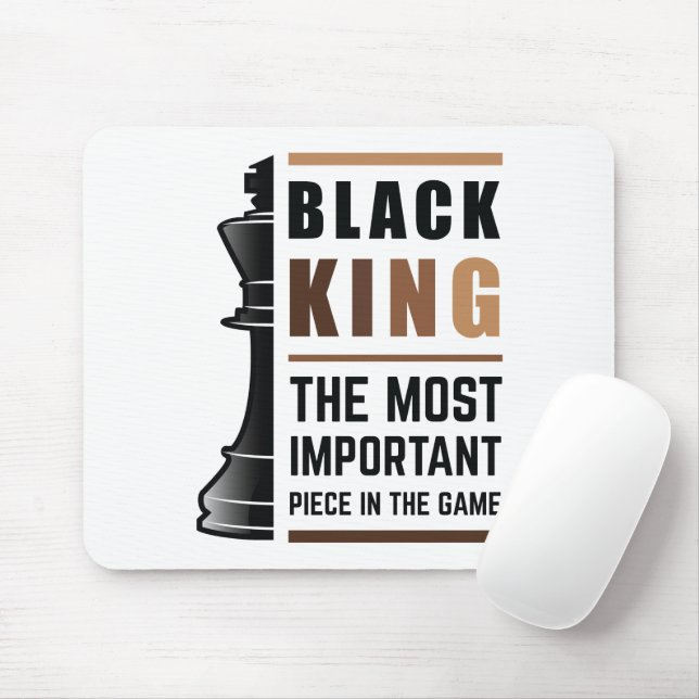 Mousepad Rei Negro O Mais Importante Peço No Jogo 2 (Com mouse)