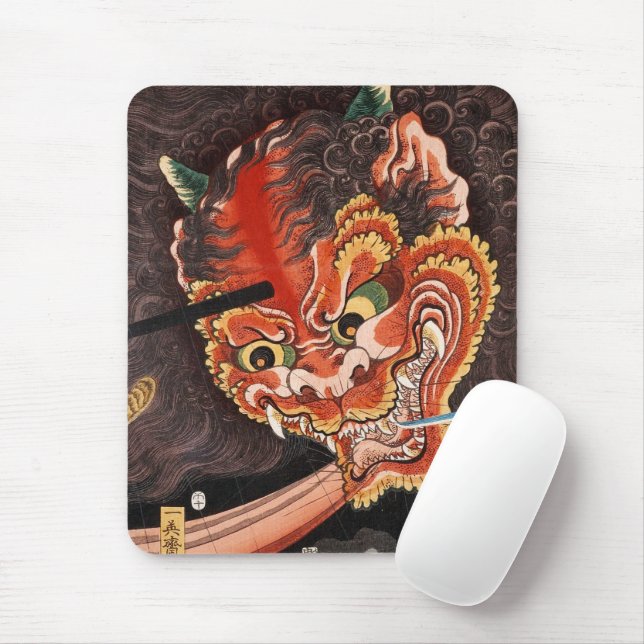 Mousepad Rei Shutendoji de Oni: Vintage Ukiyo-e (Com mouse)