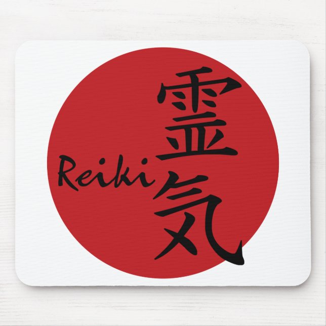 Mousepad Reiki - vermelho (Frente)