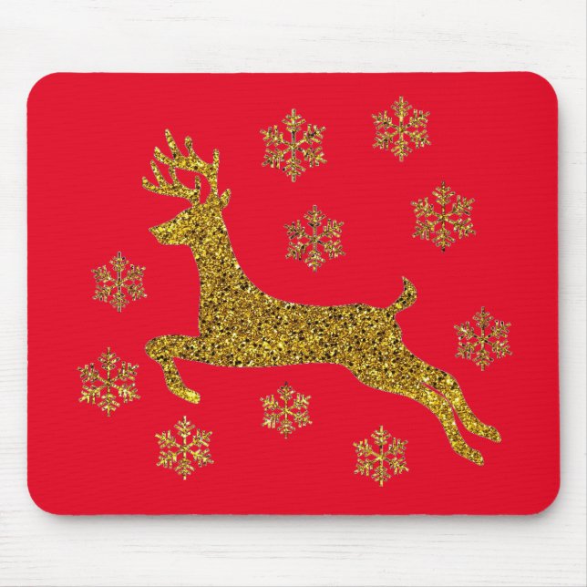 Mousepad Reindeer de Natal (Frente)