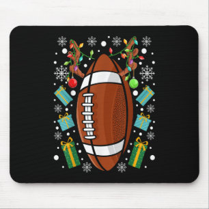 Mousepad Reindeer De Natal Engraçado Para O Futebol America