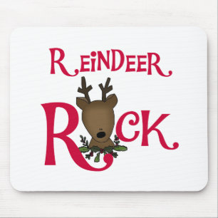 Mousepad Reindeer Rock Camisetas e presentes