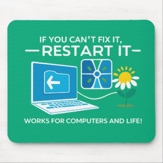 Mousepad Reiniciar e Atualizar: Sabedoria Tecnológica com M