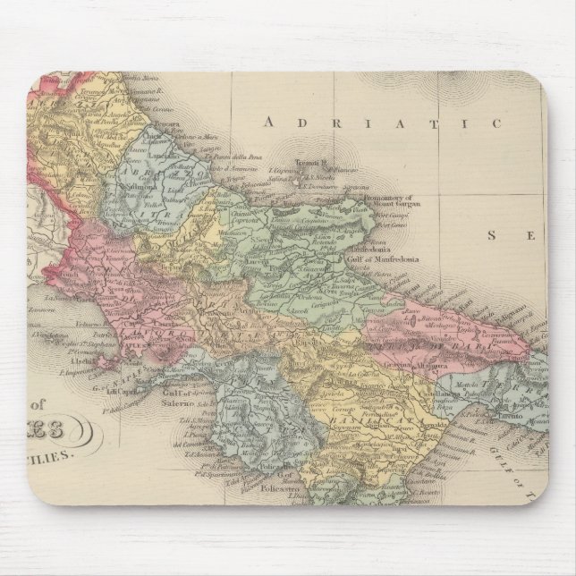 Mousepad Reino de Nápoles ou as Duas Sicílias (Frente)