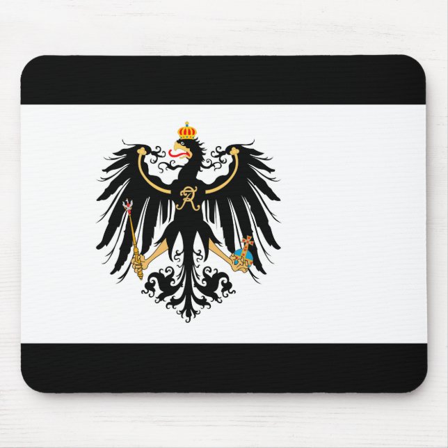 Mousepad Reino Preussen estandarte de nacional (Frente)