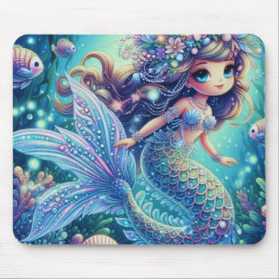 Mousepad Reino Submarino Encantado da Sereia