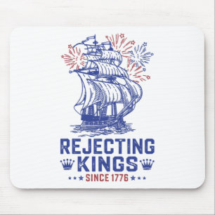 Mousepad Rejeitando Desde 1776 A Bandeira Americana Usa 4 D