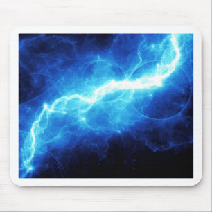 Mousepad Relâmpago azul