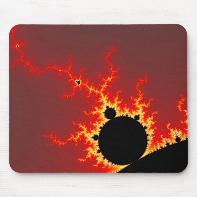 Mousepad Relâmpago de incêndio (Frente)