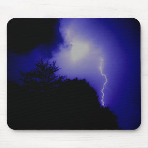 Mousepad Relâmpago no céu azul