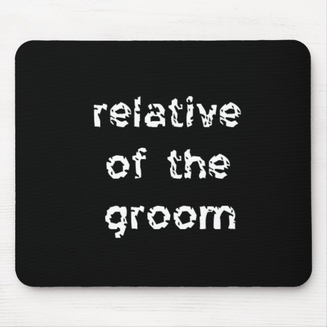 Mousepad Relativo do Groom (Frente)