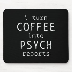 Mousepad Relatórios Psicológicos do Café de Psicologia