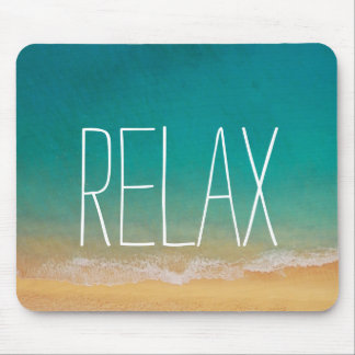 Mousepad Relaxe - Cena de Praia Pacífica Inspiracional
