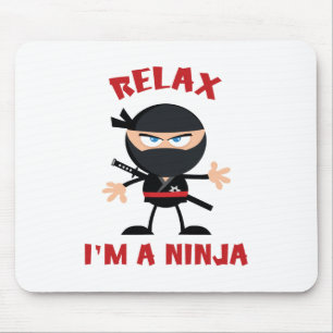 Mousepad Relaxe-me são um Ninja