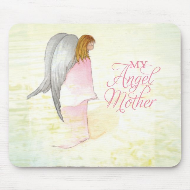 Mousepad Religião dia de as mães Angel (Frente)