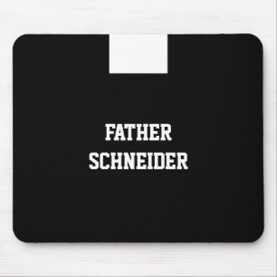 Mousepad Religioso do Colar Negra do Padre Católico