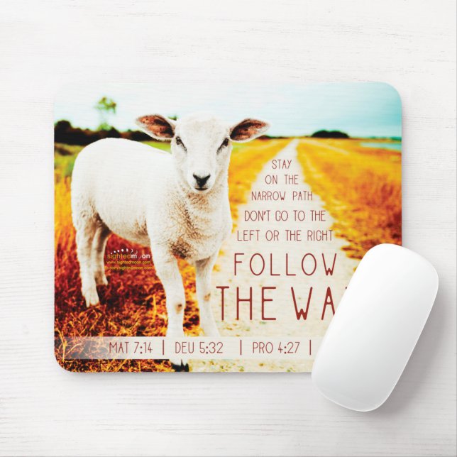 Mousepad Religioso Seguir o Caminho (Com mouse)