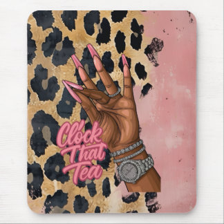 Mousepad Relógio Aquele Diário De Chá