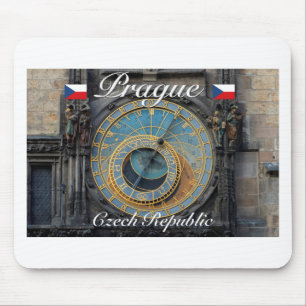 Mousepad Relógio astronômico Praga Orlog República Checa