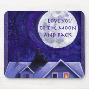 Mousepad Relógio da Lua