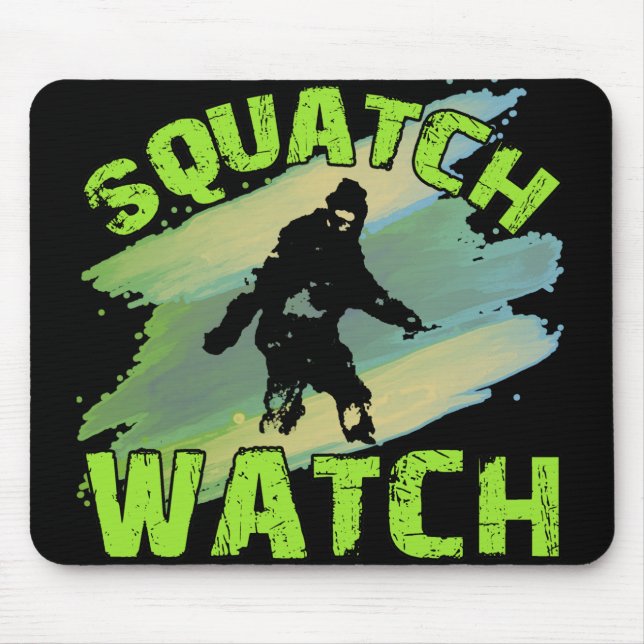Mousepad Relógio de Squatch (Frente)