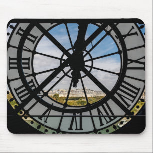 Mousepad Relógio de vidro gigante na Musée d'Orsay - Pari