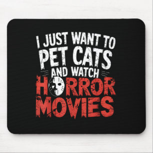 Mousepad Relógio Engraçado Fã de Filme de Terror - Amante d