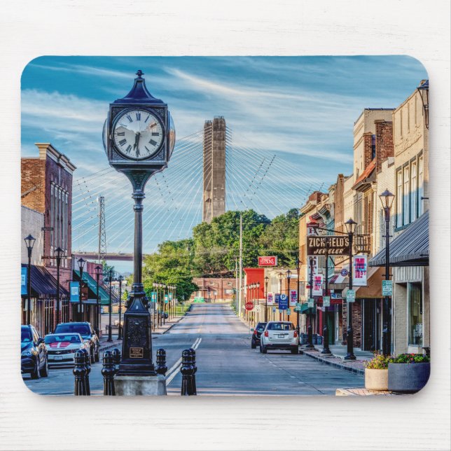 Mousepad Relógio No Cabo Girardeau Centro (Frente)