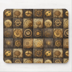 Mousepad Relógio Russo Steampunk Grunge (15)
