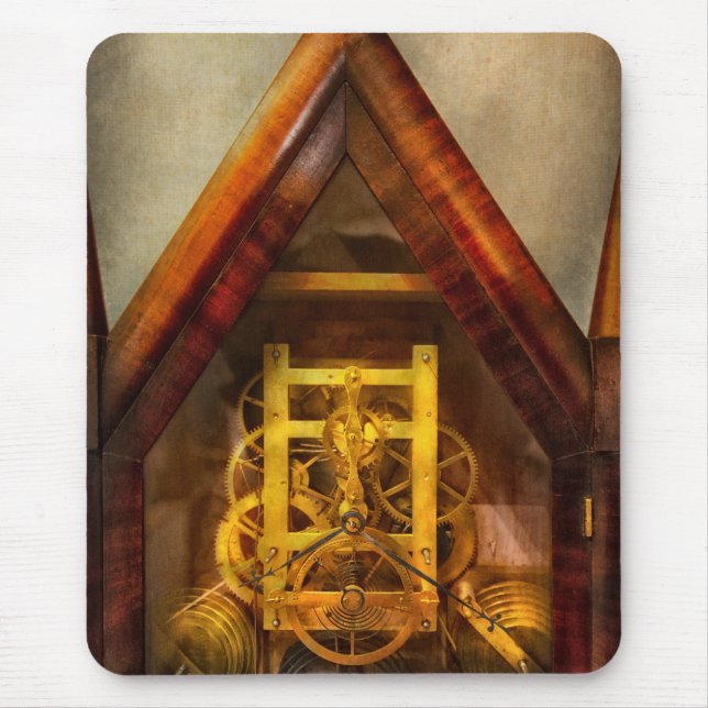 Mousepad Relógio - Trabalho de Relógio (Frente)
