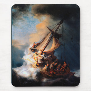 Mousepad Rembrandt - A Tempestade do Mar da Galileia