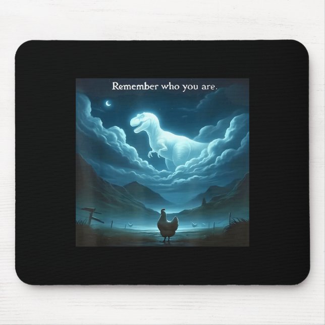 Mousepad Remember Who You Are Chicken  (Frente)