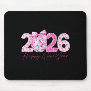 Mousepad Remendo de Bola de Discoteca Feliz Ano Novo 2026