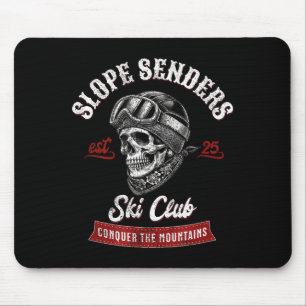 Mousepad Remetentes de encosta esquiadores de esqui freesty