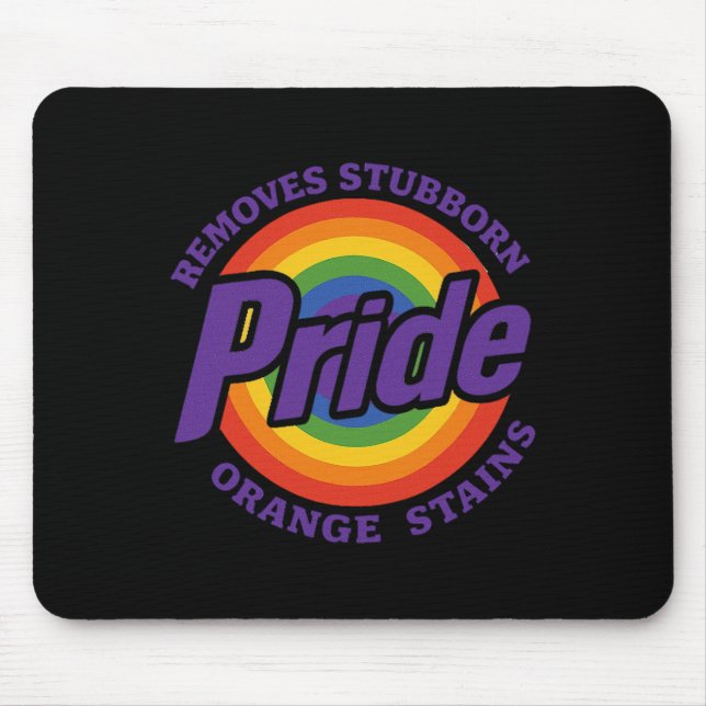 Mousepad Remova Manchas Laranja Teimosas Resistir Orgulho T (Frente)