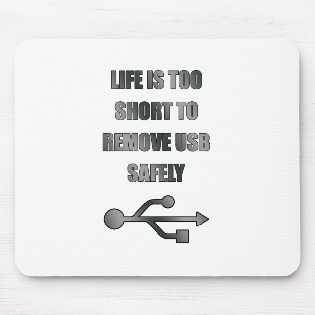 Mousepad remova USB com segurança (Frente)