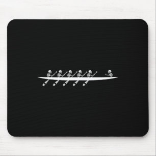 Mousepad Removendo Barcos de Linha do Esqueleto Paddle Coxs