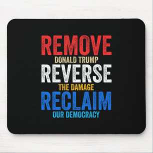 Mousepad Remover Reverter Reclamar Mãos Fora Protesto Anti 