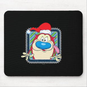 Mousepad Ren E Sutimpy Festivo Natal Santa Hat Stimpy