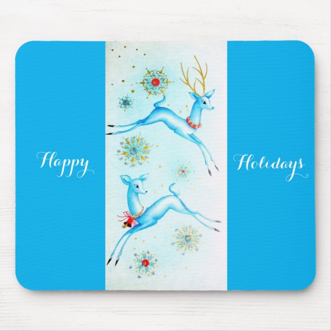 Mousepad Rena bonita do meio século do vintage (Frente)