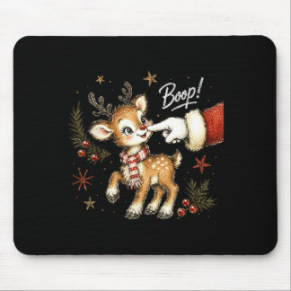 Mousepad Rena de Natal Boop Mão do Papai Noel Fofo Homens M